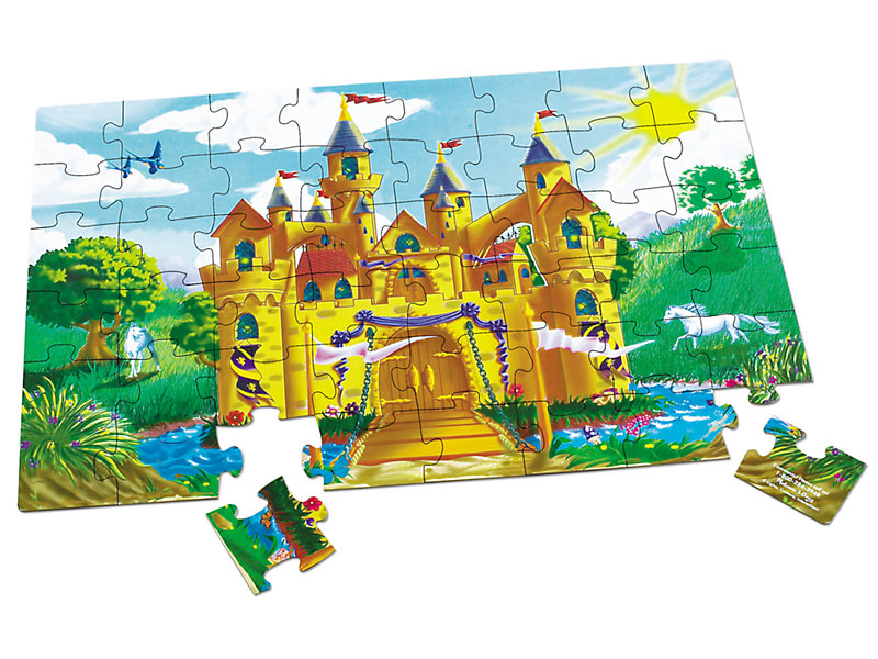 New Melissa and Doug Fairy Tale Castle Floor Puzzle Free Shipping 