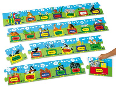 abc train floor puzzle