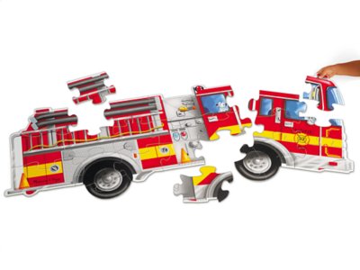 fire truck floor puzzle