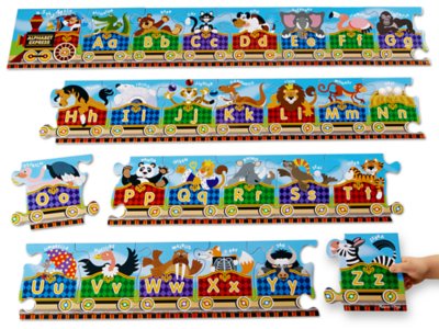 train alphabet puzzle