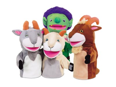 three billy goats gruff toys