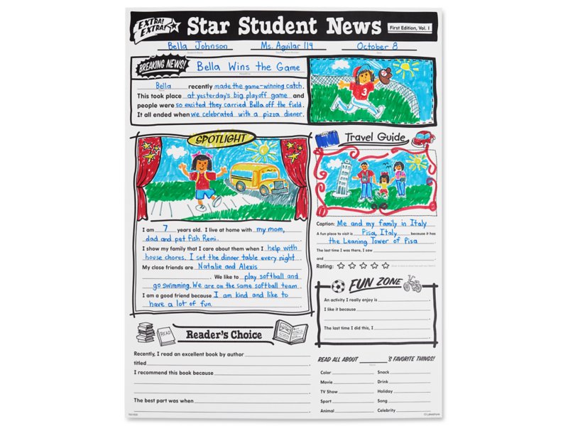 star student poster printable