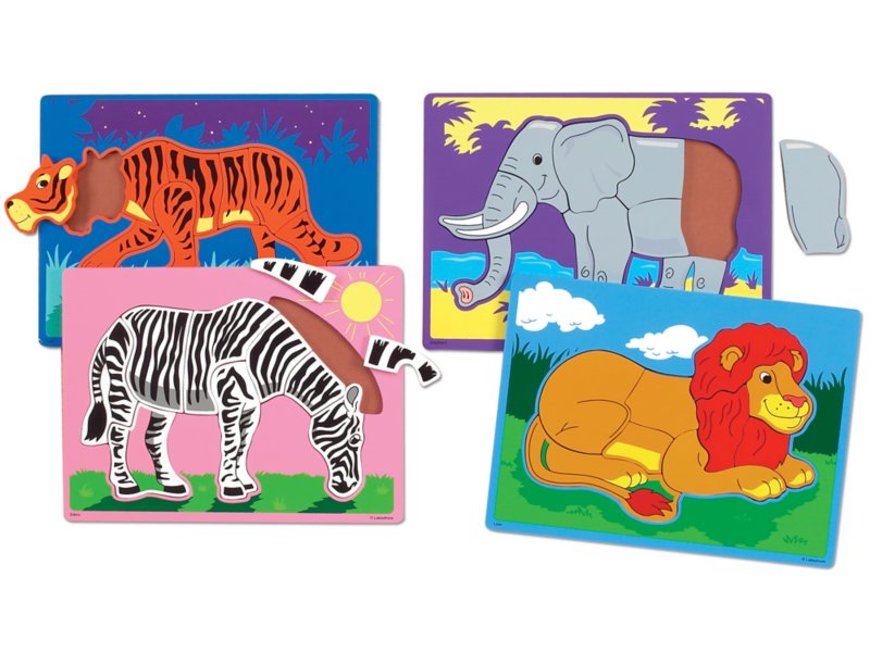 Wild Animals Puzzle Set at Lakeshore Learning