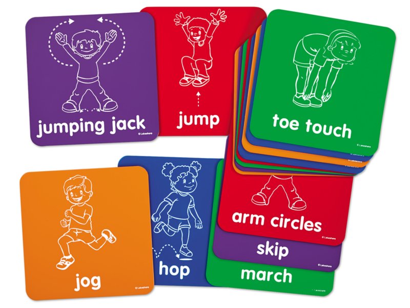 Let S Get Moving Activity Mats At Lakeshore Learning