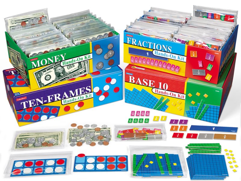 Hands-On Math Teaching Kits - K-Gr. 3 - Complete Set at Lakeshore