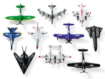small metal airplanes