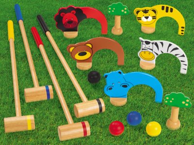 Indoor/Outdoor Kids’ Croquet at Lakeshore Learning