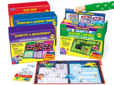 Math Folder Game Libraries - Gr. 4-5 - Complete Set At Lakeshore Learning