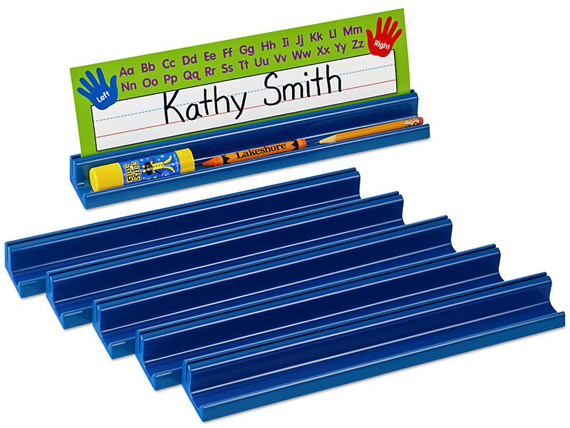 Nameplate Display Trays Set Of 6 At Lakeshore Learning