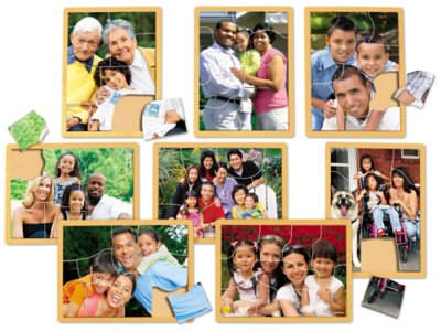 All Kinds Of Families Puzzle Set At Lakeshore Learning
