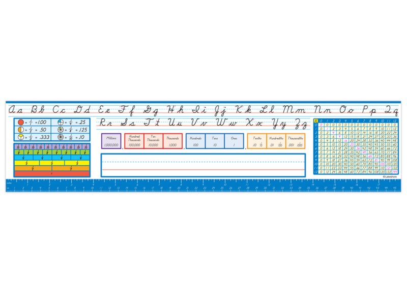 Lakeshore Modern Cursive Reference Nameplates Gr 3 5 At Lakeshore Learning