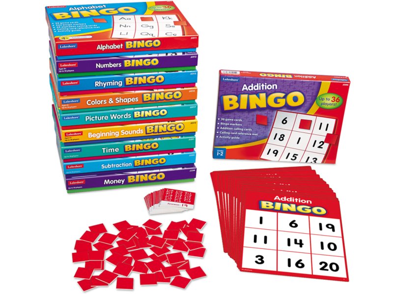 Bingo Games Learning Library At Lakeshore Learning