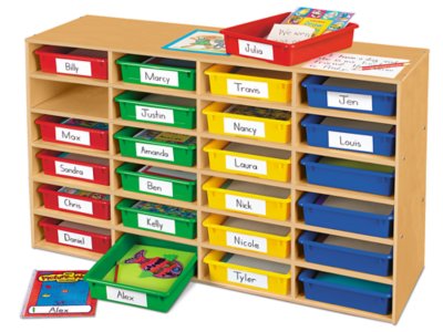 classroom toy storage