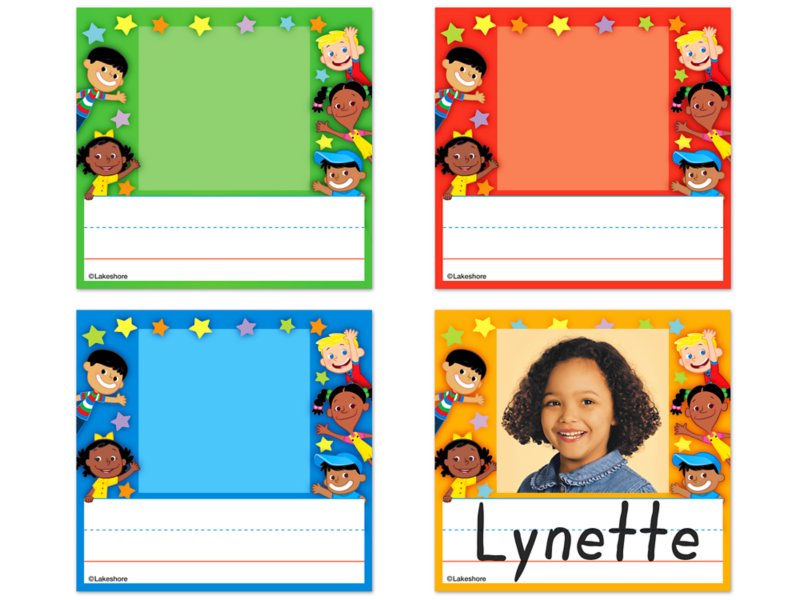 Lakeshore Kids Photo Nameplates At Lakeshore Learning