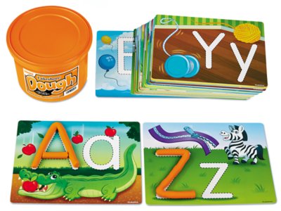 play doh alphabet mats