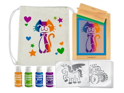 MYCE silk screen プリント　版画 Silkscreen Studio at Lakeshore Learning
