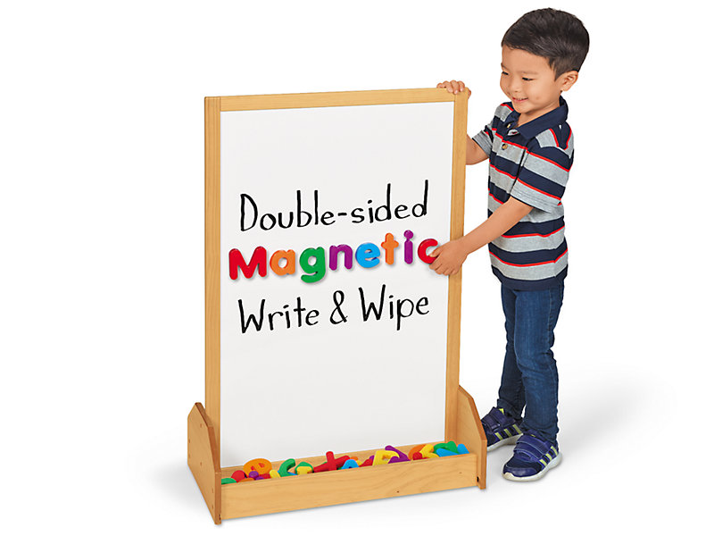 Large Children'S Drawing Board Magnetic Writing Board With Sturdy