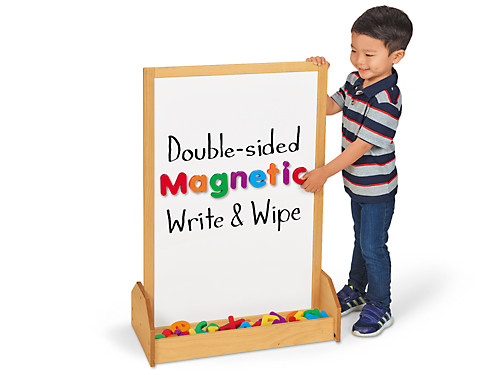 Stand-Up Magnetic Write & Wipe Center at Lakeshore Learning