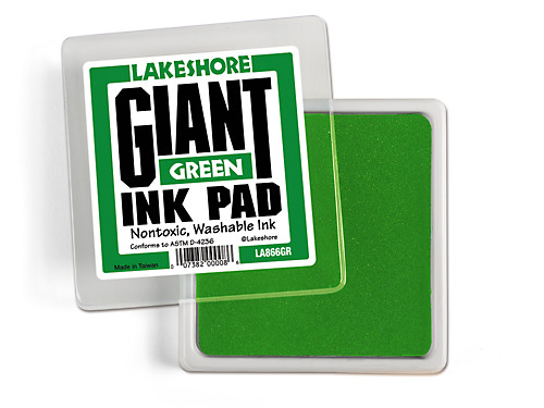 Giant Kid-Safe Stamp Pad - Green at Lakeshore Learning