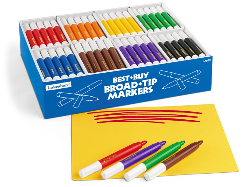 broad tip expo markers