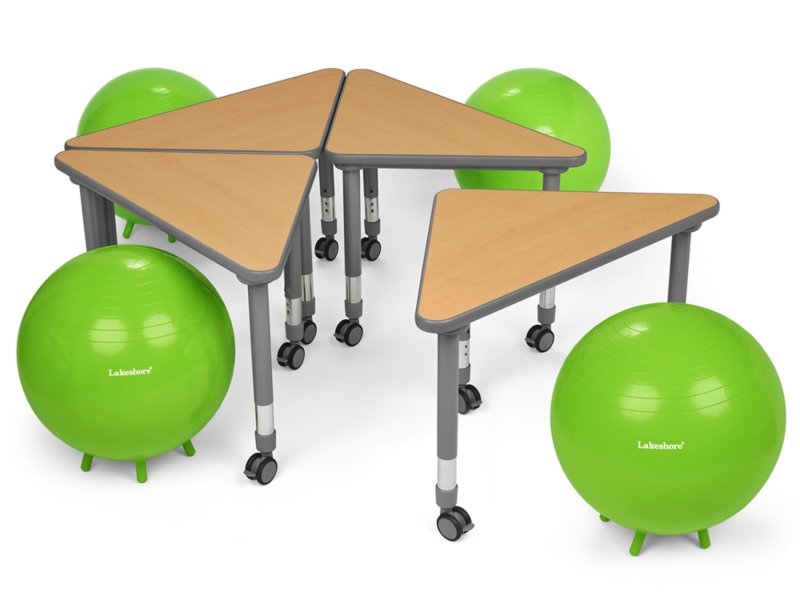 Balance Ball - Le siège lesté sans roulement est une chaise flexible pour  l'école, le bureau ou la maison : : Sports et Plein air