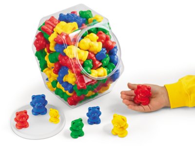 plastic counting bears