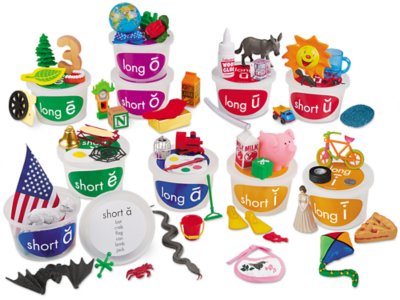 Vowel Teaching Tubs at Lakeshore Learning