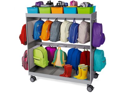 Classic Birch Mobile Book Organizer at Lakeshore Learning