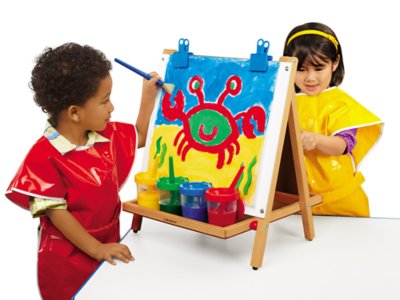 Mini Desktop Small Easel Preschool Art Area Works Display - Temu