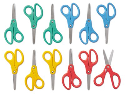 Colorations® Crazy Cut Craft Scissors - Set of 12