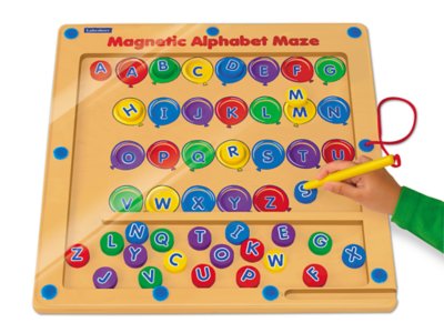 magnetic alphabet puzzle