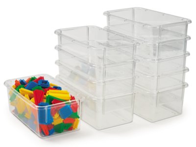 ClearView Bins Set of 10 at Lakeshore Learning
