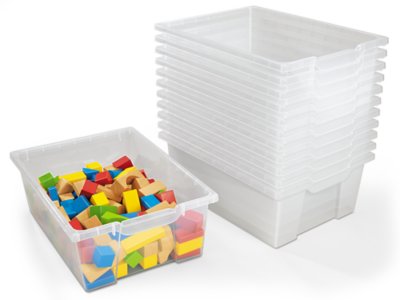 Clear-View Bins - Set of 10 at Lakeshore Learning