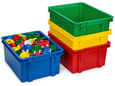 plastic toy bins with lids