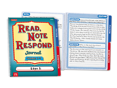 Read, Note & Respond Journal at Lakeshore Learning
