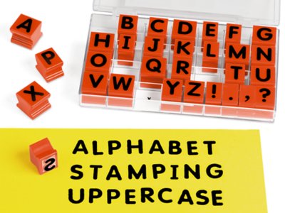 Alphabet Stamps Uppercase at Lakeshore Learning