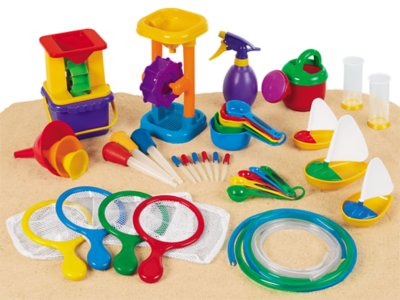 tubes and funnels water play set