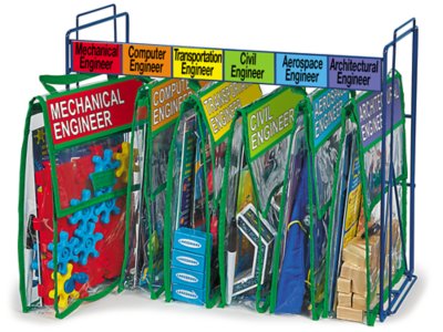 Family Engagement STEM Packs Storage Rack at Lakeshore Learning