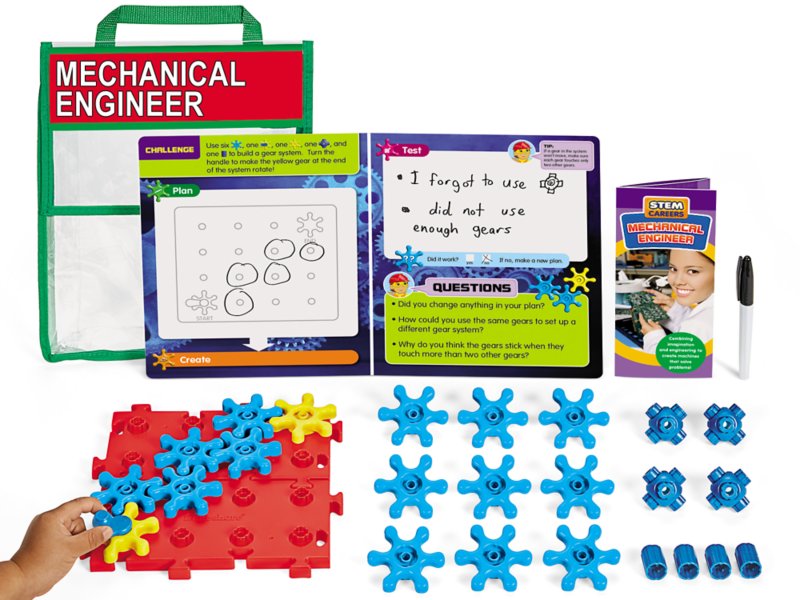 Mechanical Engineer Family Engagement STEM Pack at Lakeshore Learning