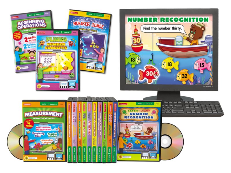 Mastering Early Childhood Math Skills - Interactive CD-ROM Bundles