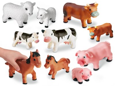 little plastic animals