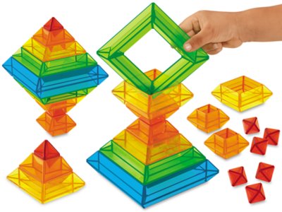 stacking rainbow pyramid