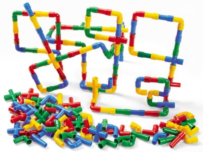 plastic building connector toys