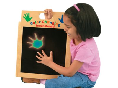 heat sensitive wall toy