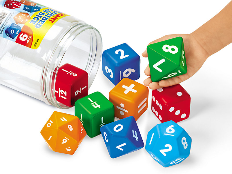 Large Variety of Dice Sets of 6 Great Teacher Resource for Student Activities 