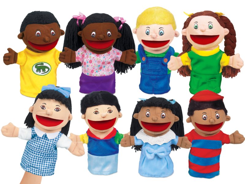 Let S Talk Kid Puppets Complete Set At Lakeshore Learning