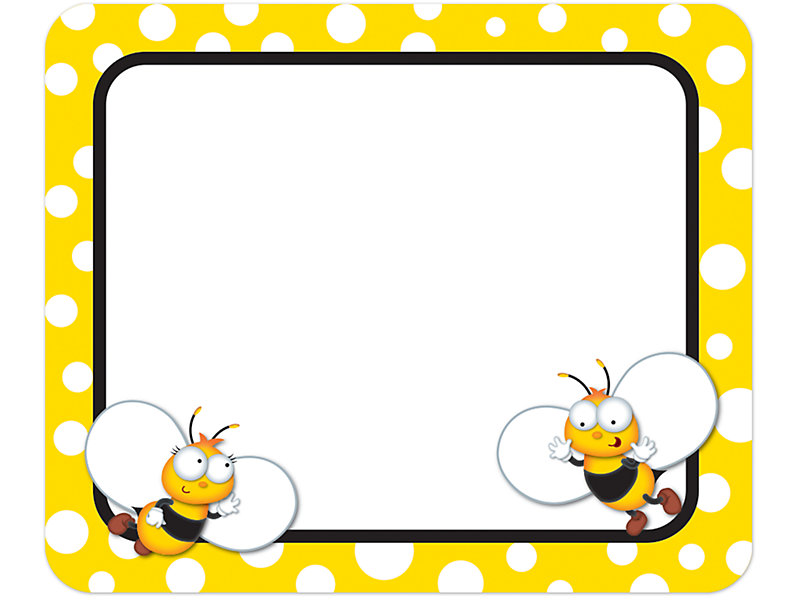 Buzzworthy Bees Name Tags at Lakeshore Learning