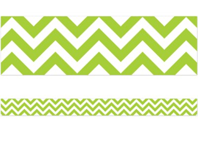 lime green chevron wrapping paper