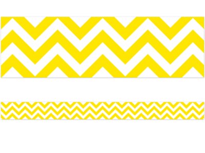 Yellow Chevron Border at Lakeshore Learning