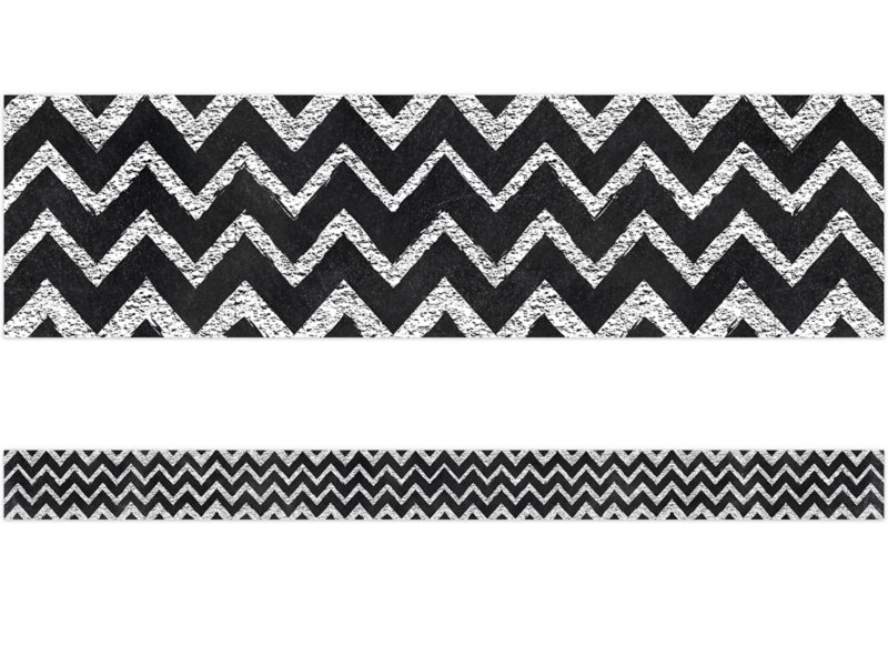 Featured image of post Black And White Chevron Border - Create fresh looks for bulletin boards, windows, walls, and class projects.